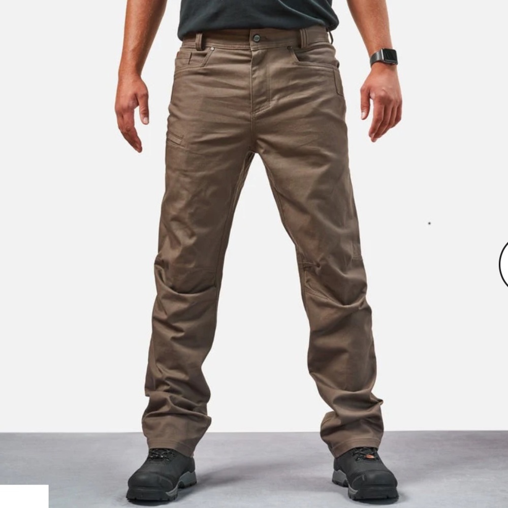 BRUNT Torra Work Pants Brown NWT | Size 34/32 - Picture 3 of 8